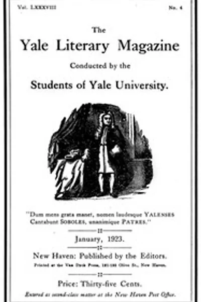 Обложка книги "Йельский литературный журнал (Том LXXXVIII, № 4, январь 1923)"