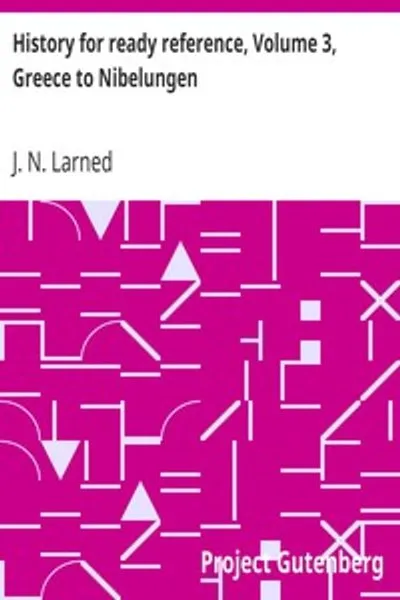 Обложка книги "История для быстрого справочника, Том 3, Греция — Нибелунги"