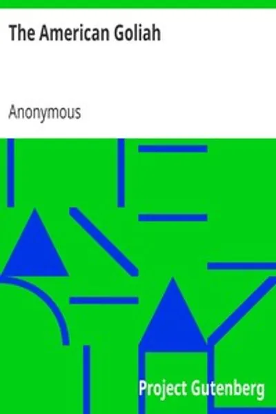 Обложка книги "Американский Голиаф"
