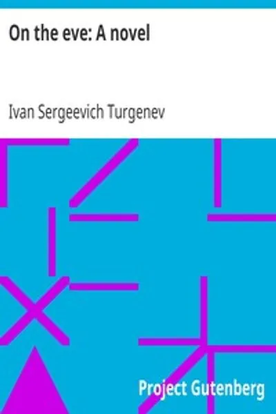 Обложка книги "Накануне"