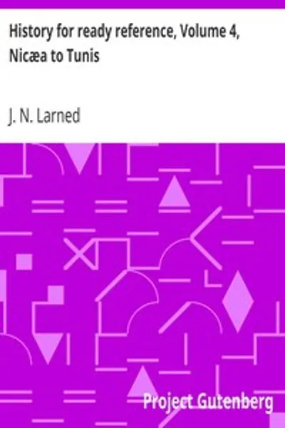 Обложка книги "История для быстрого справочника, Том 4, Никея — Тунис"