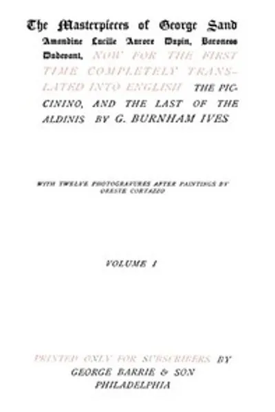 Обложка книги "Пиккинино. Том 1 (из 2)"