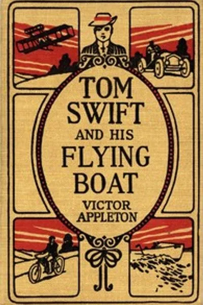Обложка книги "Том Свифт и его летающая лодка; или Затерянные на гигантском айсберге"