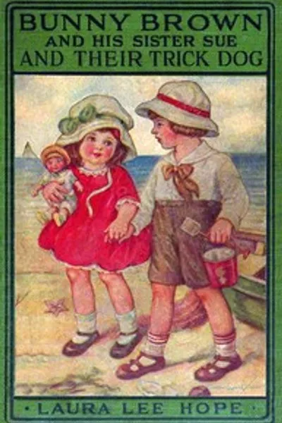 Обложка книги "Банни Браун и его сестра Сью и их шуточная собака"