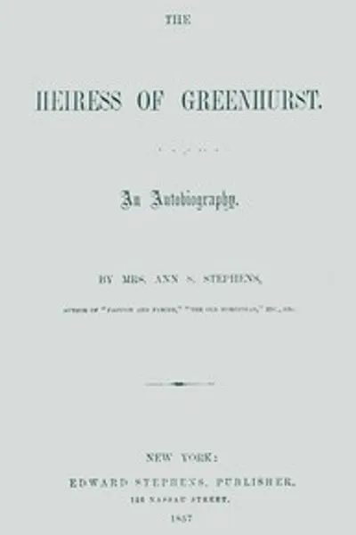 Обложка книги "Наследница Гринхерста: Автобиография"