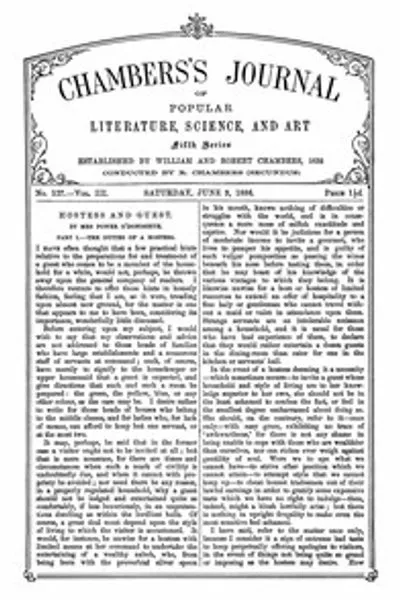 Обложка книги "Журнал Чемберс популярной литературы, науки и искусства, пятая серия, № 127, том III, 5 июня 1886 г."