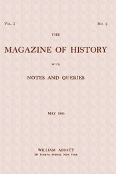 Обложка книги "Журнал истории с примечаниями и вопросами (Том I, № 5, май 1905)"