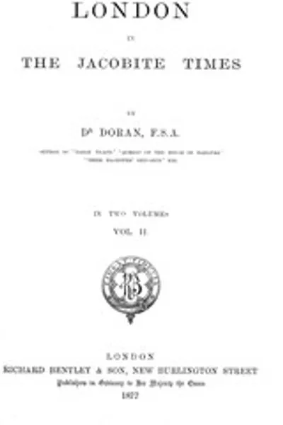 Обложка книги "Лондон во времена якобитов. Том II"