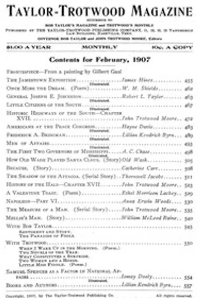 Обложка книги "Журнал Тейлор-Тротвуд. Том IV, № 5, февраль 1907"