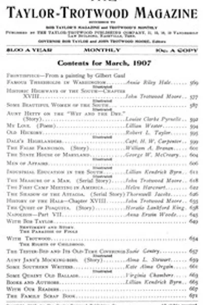 Обложка книги "Журнал Тейлор-Тротвуд. Том IV, № 6, март 1907"