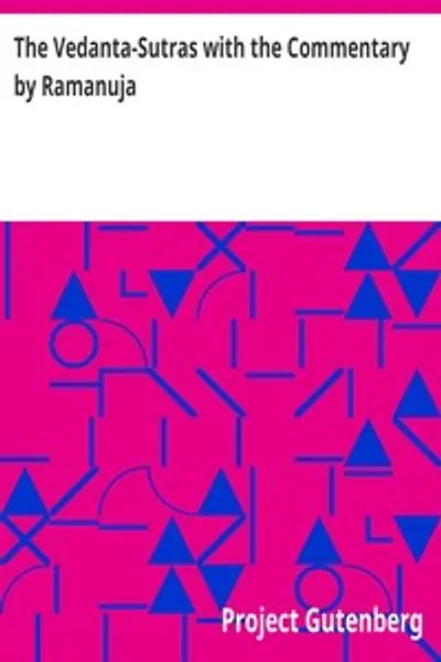 Обложка книги "Веданта-сутры с комментарием Рамануджи. Священные книги Востока, том 48"