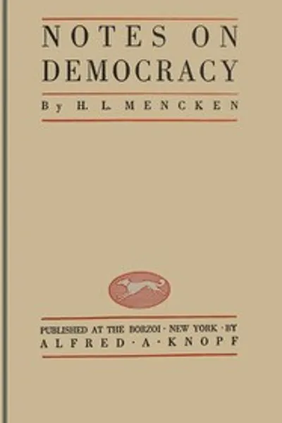 Обложка книги "Заметки о демократии"