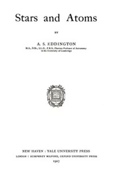 Обложка книги "Звёзды и атомы"