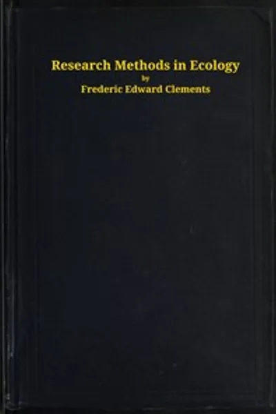 Обложка книги "Методы исследования в экологии"