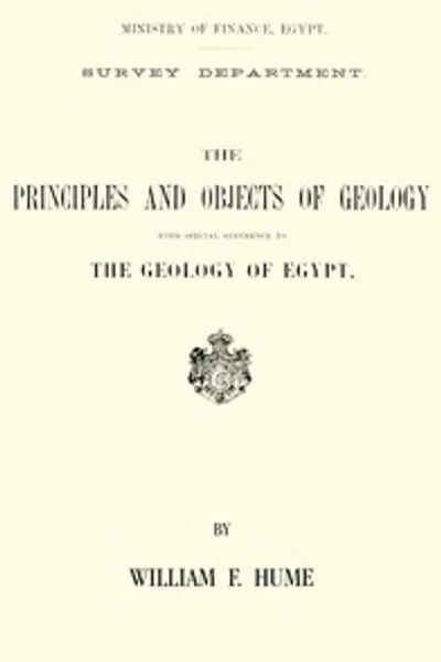 Обложка книги "Принципы и объекты геологии с особым отношением к геологии Египта"