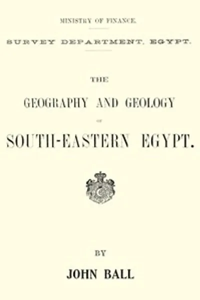 Обложка книги "География и геология юго-восточной Египта"