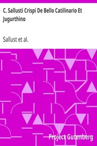 Обложка книги "О заговоре Катилины и Югуртинской войне"
