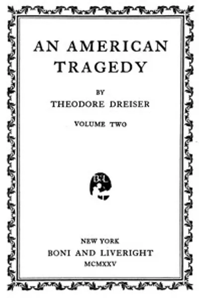 Обложка книги "Американская трагедия. Том 2"