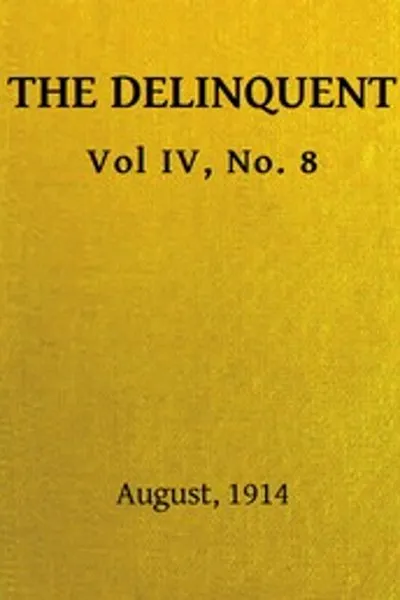 Обложка книги "Делинквент. Том IV, № 8, август 1914"