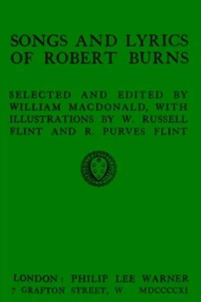 Обложка книги "Песни и лирика Роберта Бёрнса"