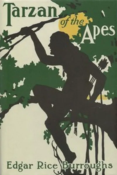 Обложка книги "Тарзан из племени обезьян"