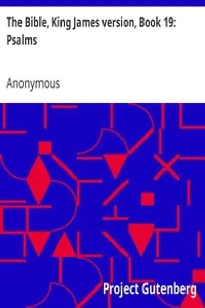 Обложка книги "Библия, версия короля Иакова, Книга 19: Псалмы"