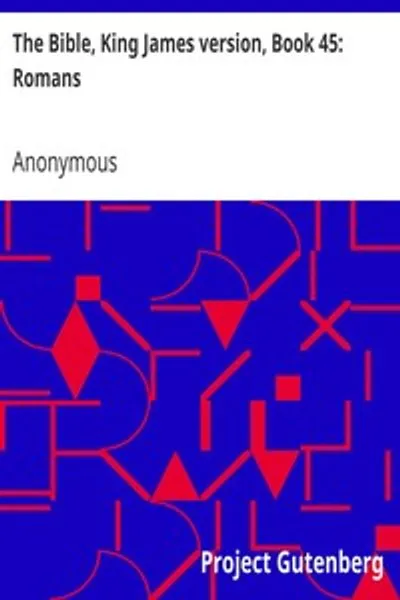 Обложка книги "Библия. Книга Римлян"