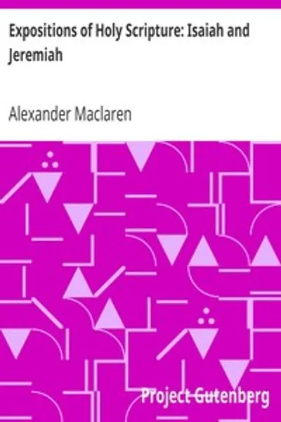 Обложка книги "Толкование Священного Писания: Исаия и Иеремия"
