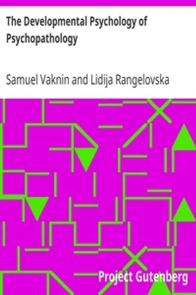 Обложка книги "Психология развития психопатологии"