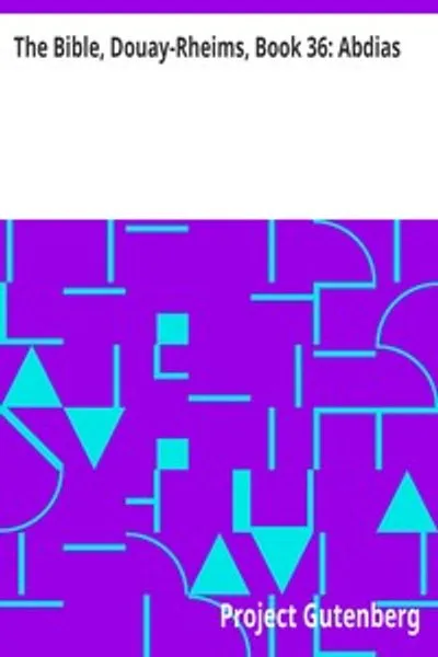 Обложка книги "Апокалипсис. Дуай-Реймская Библия. Книга 36: Авдий. Редакция Чалонера"
