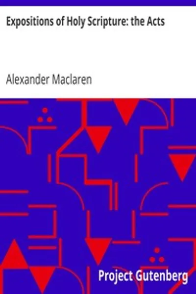 Обложка книги "Толкования Священного Писания: Деяния Апостолов"