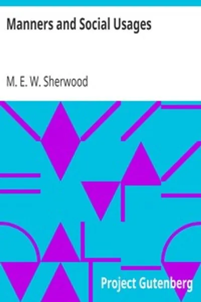 Обложка книги "Манеры и общественные обычаи"