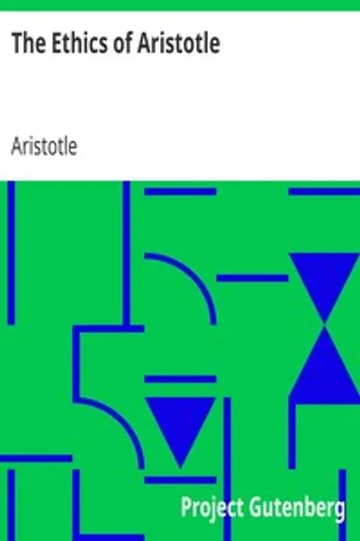 Обложка книги "Никомахова этика"