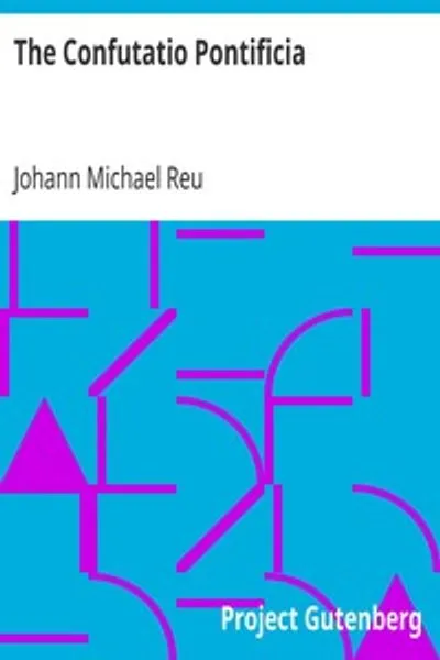 Обложка книги "Конфутация папская"