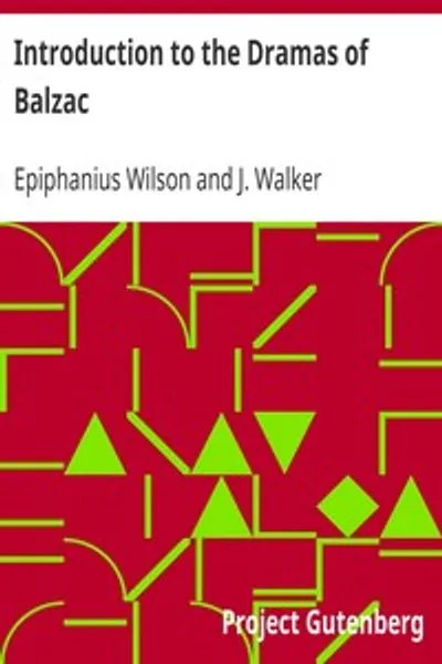 Обложка книги "Введение в драмы Бальзака"