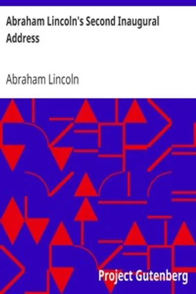 Обложка книги "Второе инаугурационное обращение Авраама Линкольна"