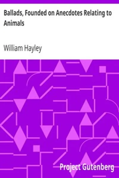 Обложка книги "Баллады, основанные на анекдотах о животных"