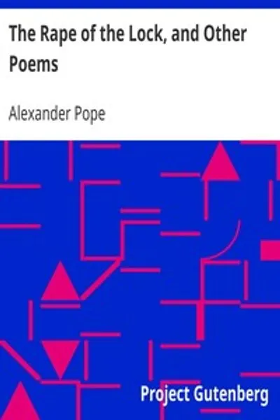 Обложка книги "Похищение локона и другие стихотворения"