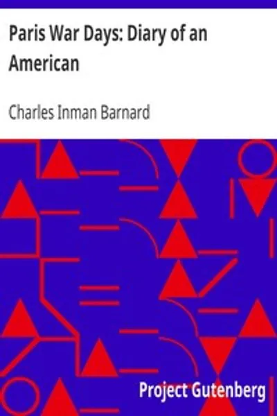 Обложка книги "Дни войны в Париже: Дневник американца"
